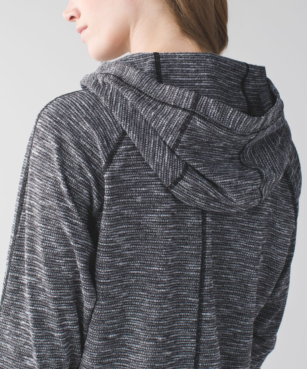 Lululemon Healthy Heart Pullover II - Coco Pique Black White