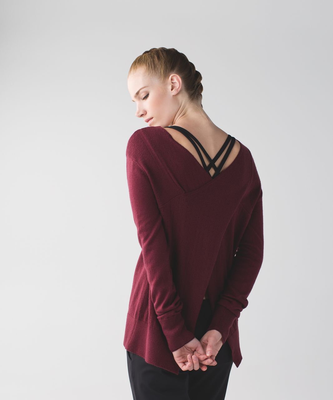 Lululemon Sunset Savasana Pullover - Wine Berry