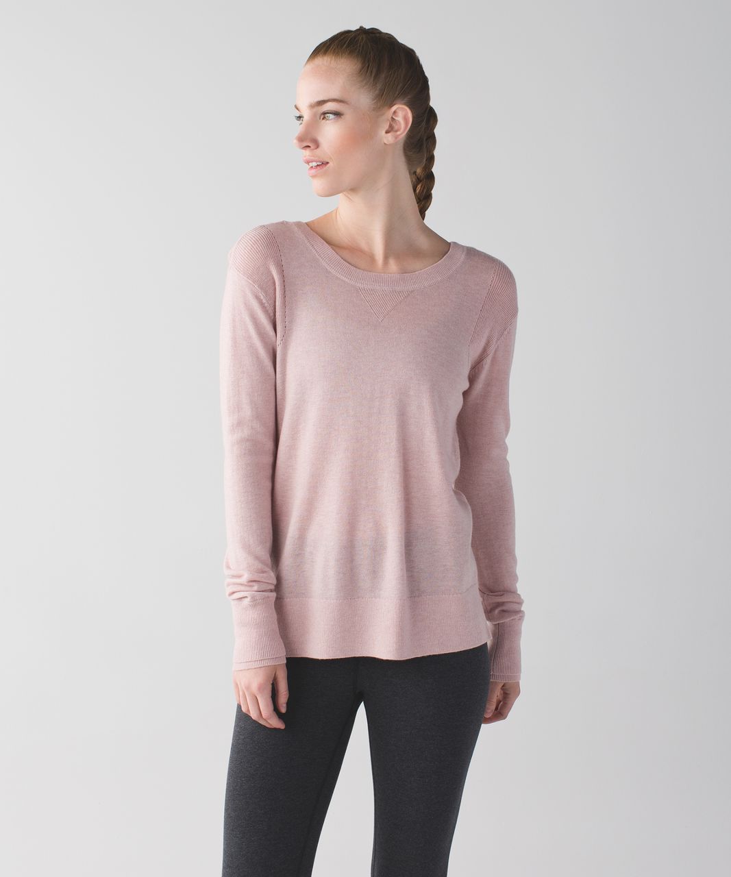 Lululemon Sunset Savasana Pullover - Heathered Mink Berry