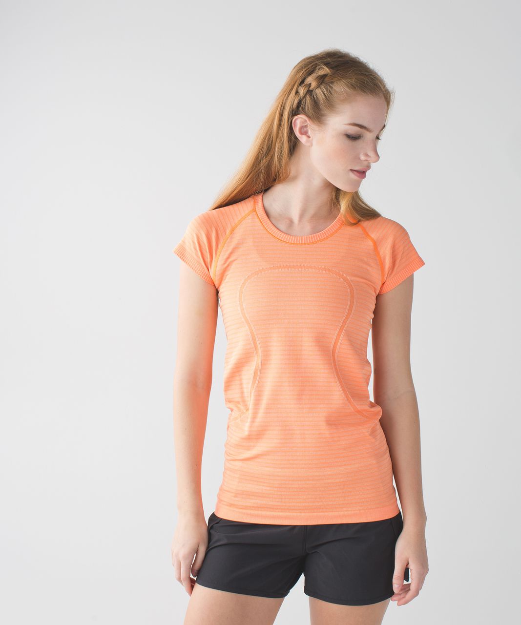 Lululemon Swiftly Tech Short Sleeve Crew - Heathered Pizzaz - lulu