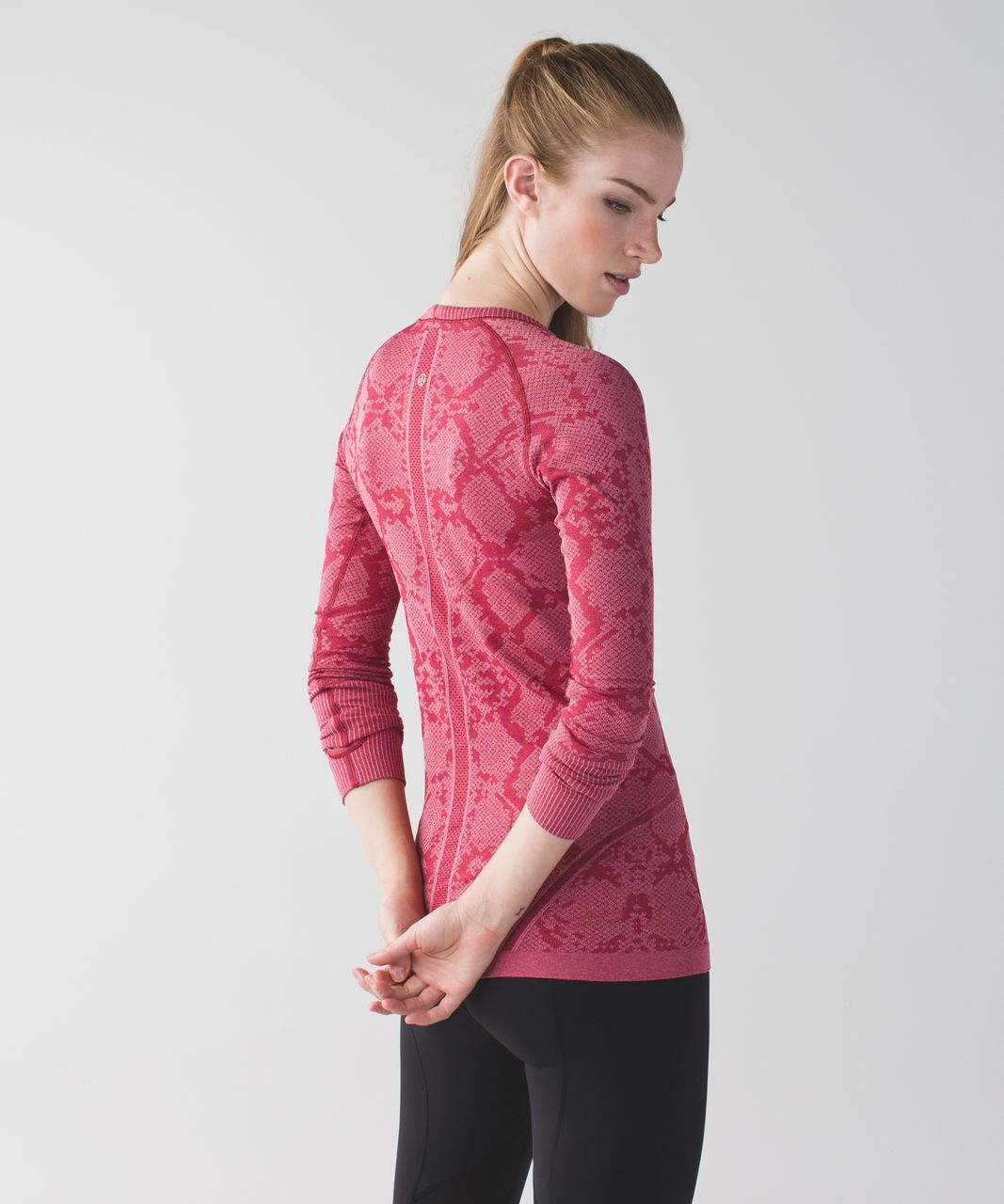 Lululemon Swiftly Tech Snake Print Long Sleeve