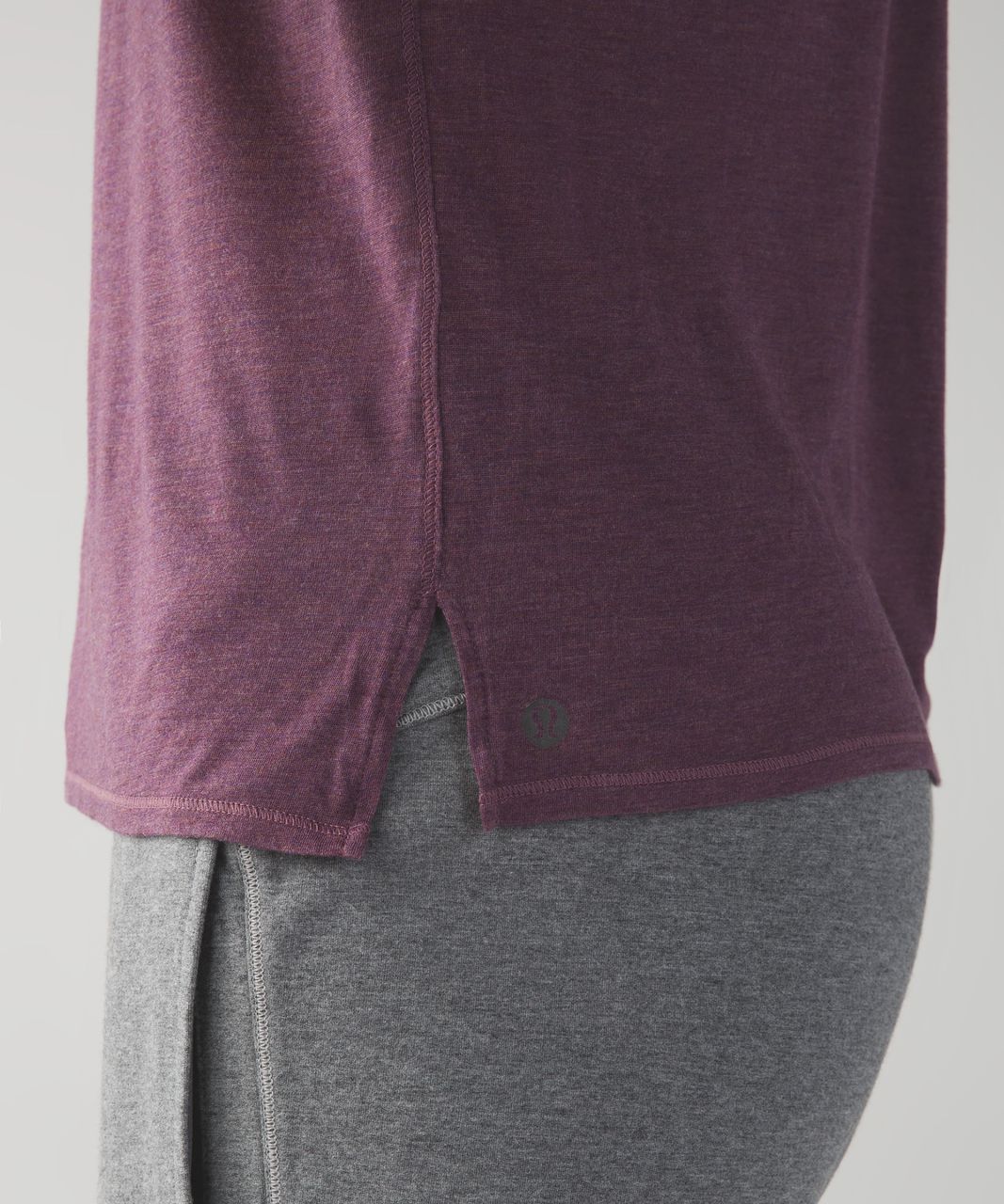 Lululemon Girlfriend Tee - Heathered Mod Red Grape