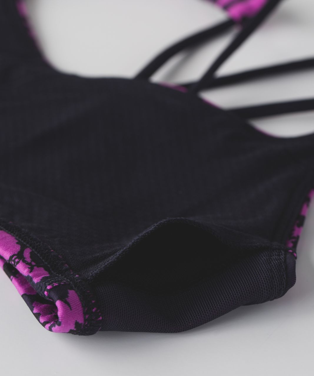 Lululemon Free To Be Bra - Mini Cherry Cheetah Ultra Violet Naval