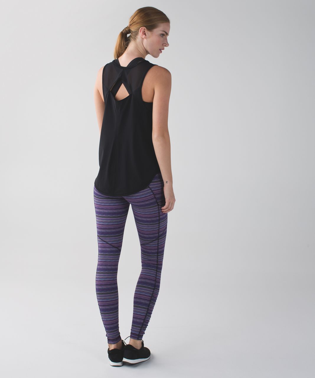 Lululemon Speed Tight IV - Space Dye Twist Ultra Violet Multi / Black