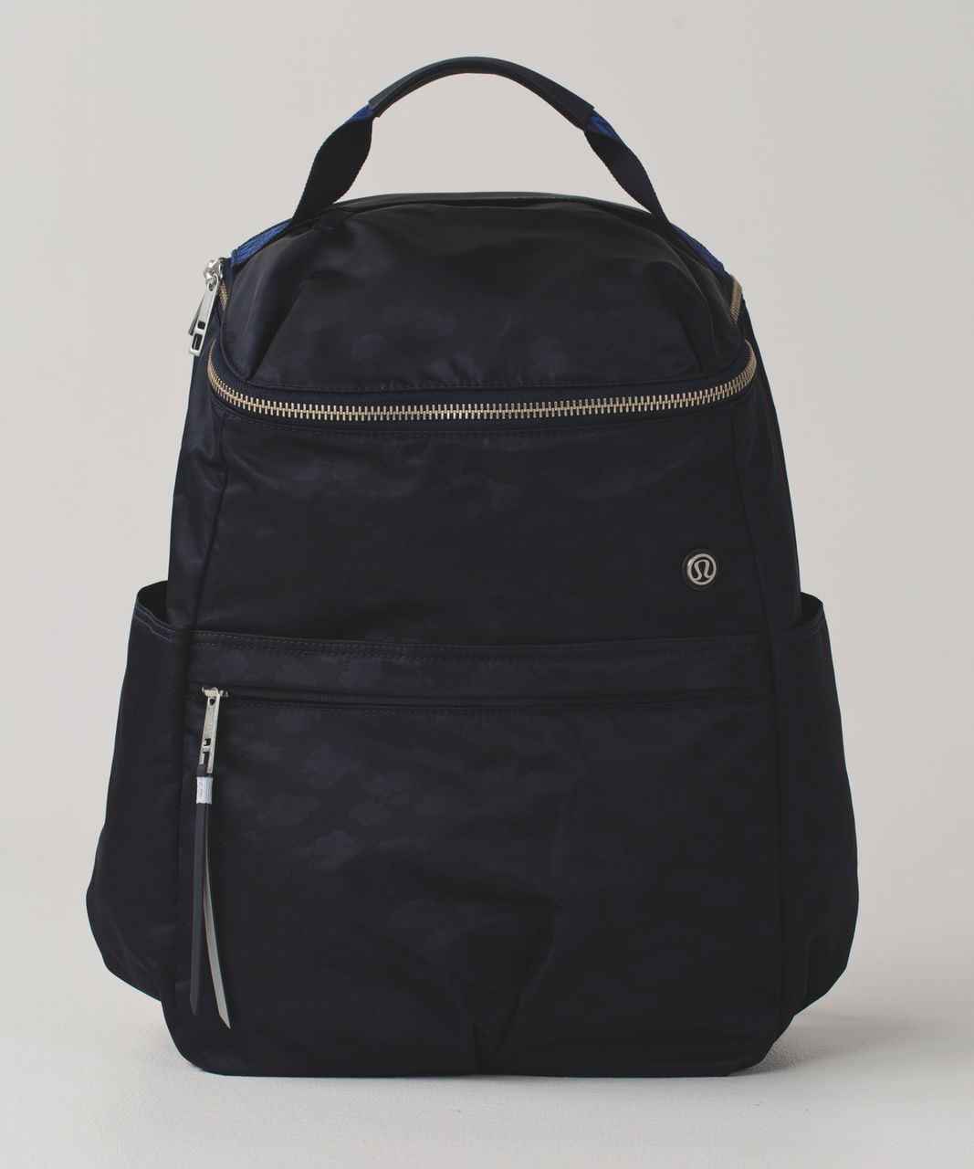 Lululemon Around Town Backpack - Cherry Cheetah Embossed Naval Blue