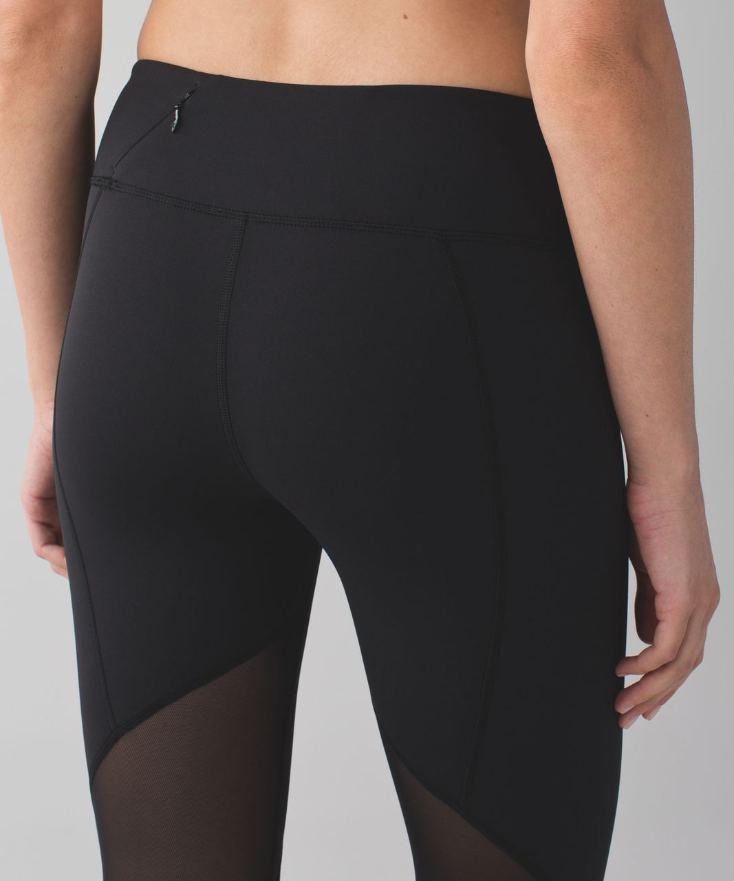 Lululemon All Meshed Up 7/8 Tight - Black - lulu fanatics