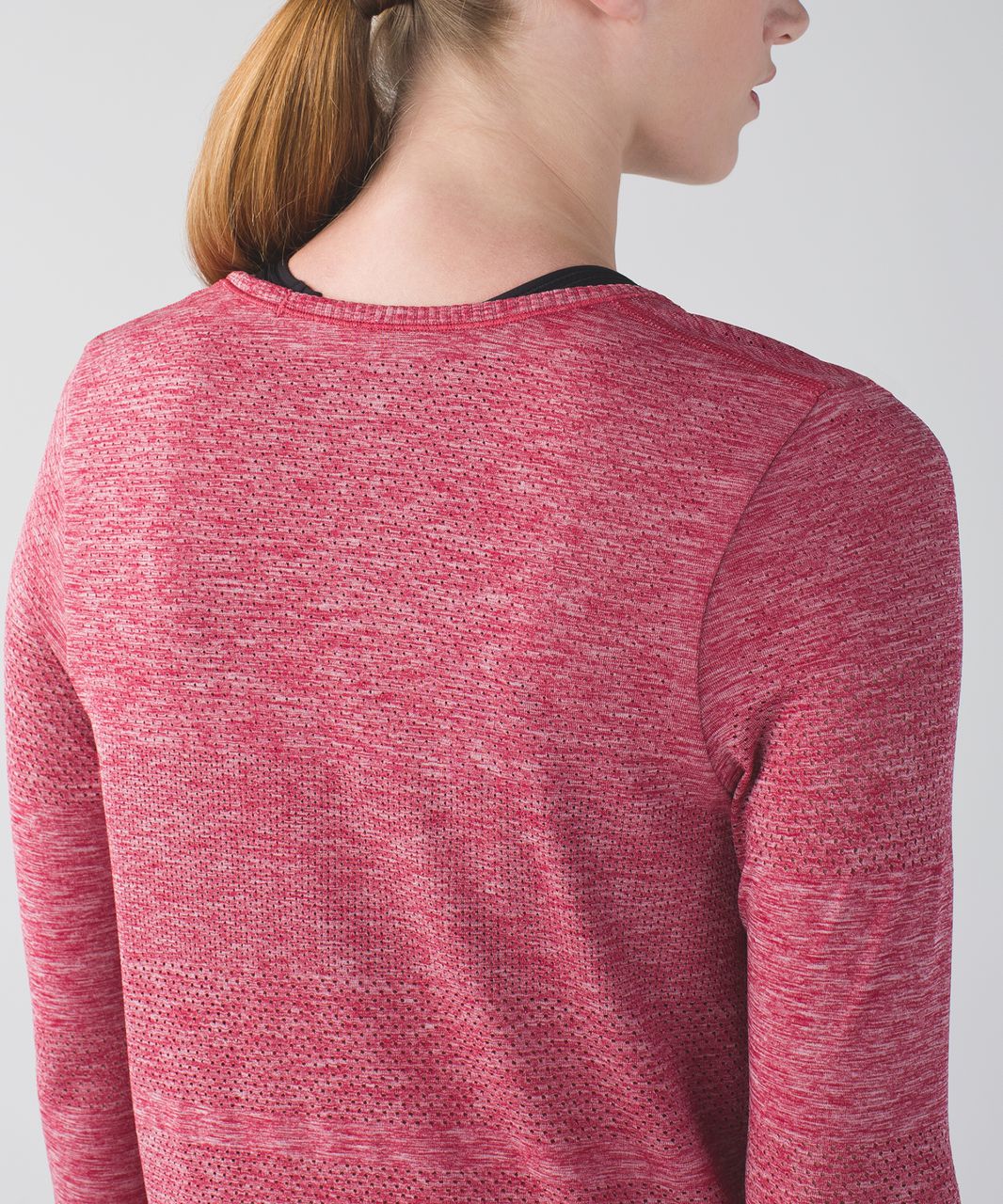 Lululemon Breeze By Long Sleeve - Heathered Cranberry