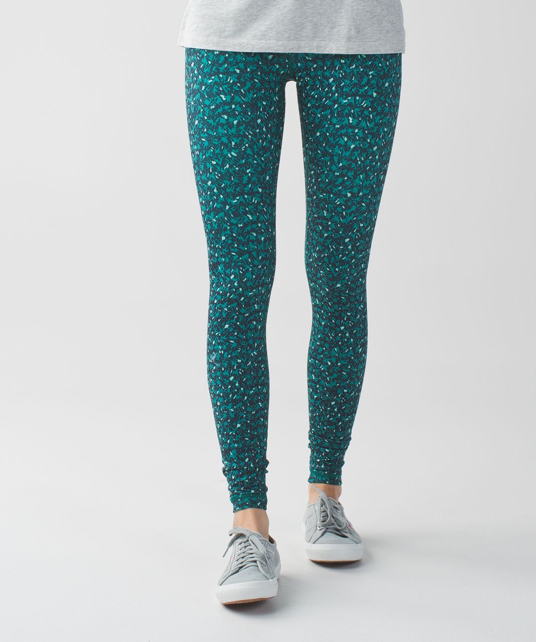 Lululemon Wunder Under Pant (Hi-Rise) - Mountain Peaks Black Forage Teal