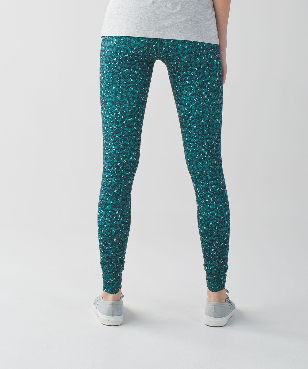 Lululemon Wunder Under Pant (Hi-Rise) - Mountain Peaks Black Forage Teal - lulu  fanatics