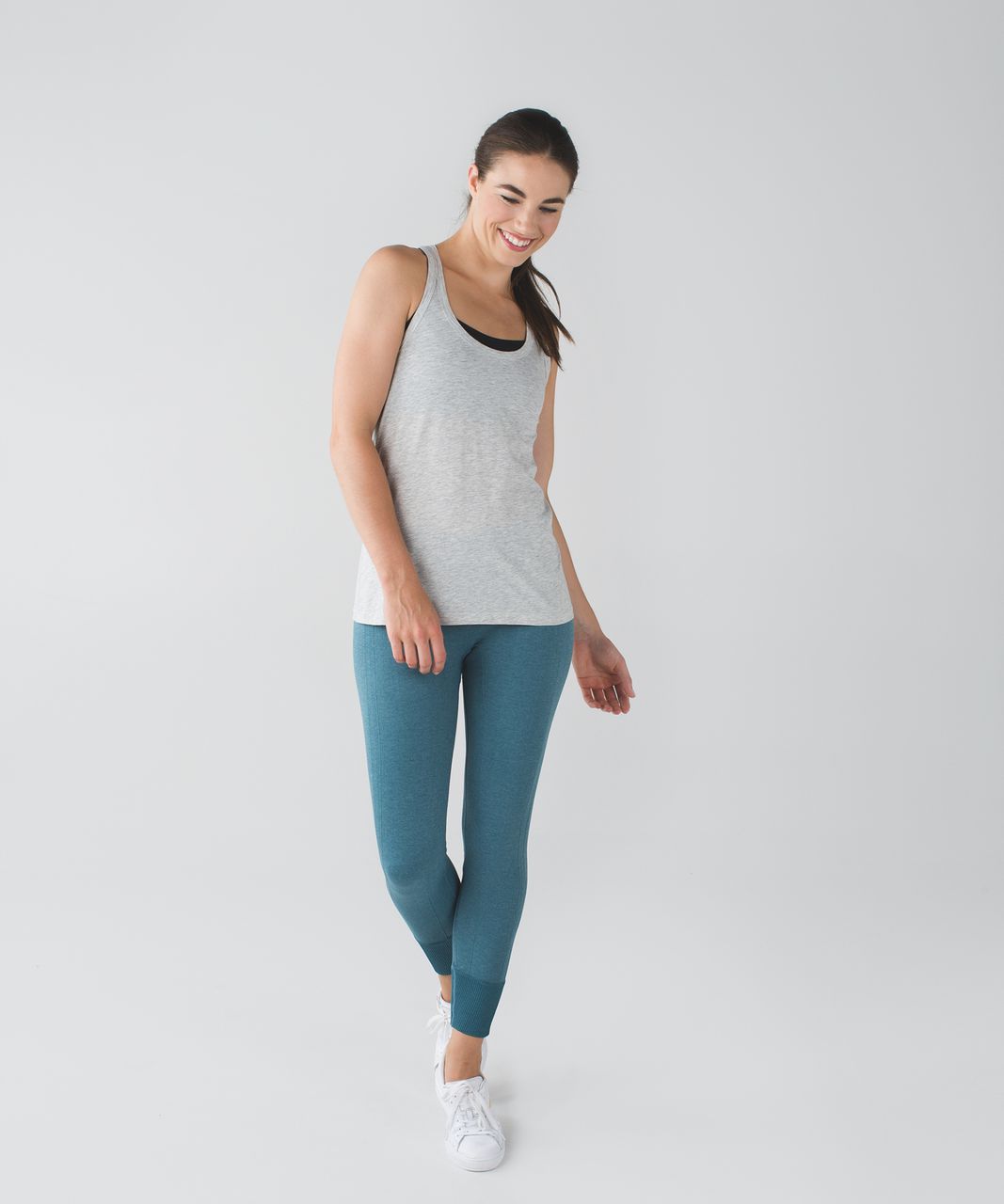 Lululemon Ebb To Street Pant - Heathered Desert Teal - lulu fanatics