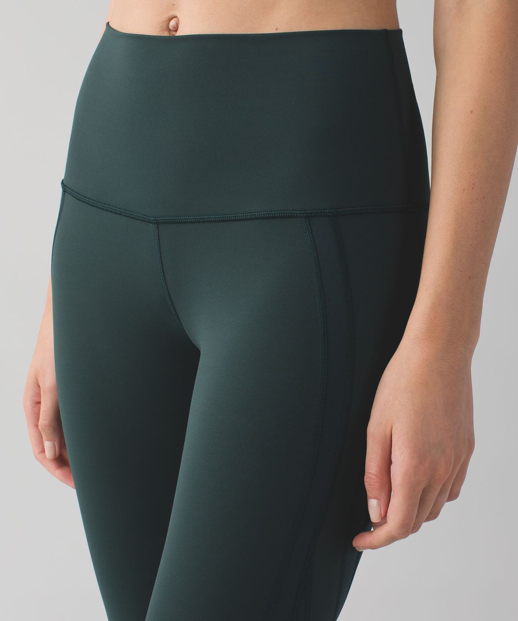 Lululemon Wunder Under Crop (Laser) *Full-On Luon - Dark Fuel