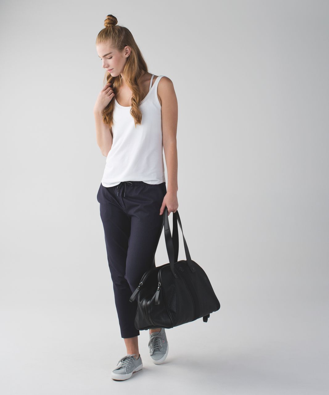 Lululemon Jet Crop (Slim) *Luon - Denim Luon Naval Blue - lulu