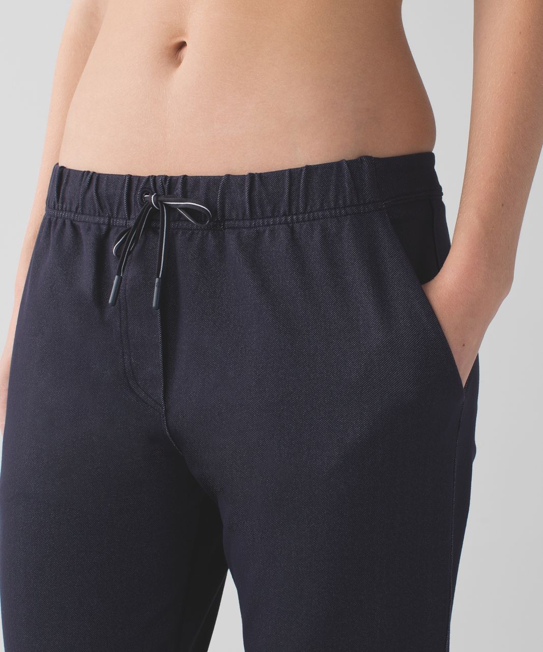 Lululemon Jet Crop (Slim) *Luon - Denim Luon Naval Blue - lulu fanatics