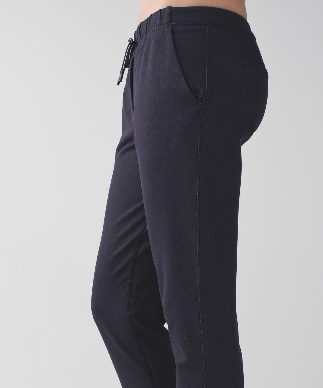 Lululemon Jet Crop (Slim) *Luon - Denim Luon Naval Blue - lulu fanatics