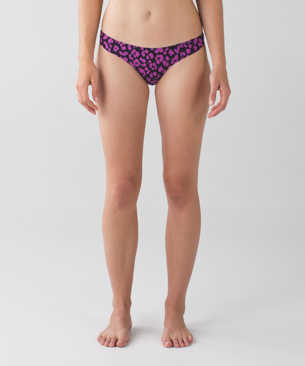 Lululemon Light As Air Thong - Mini Cherry Cheetah Ultra Violet Naval Blue / Naval Blue