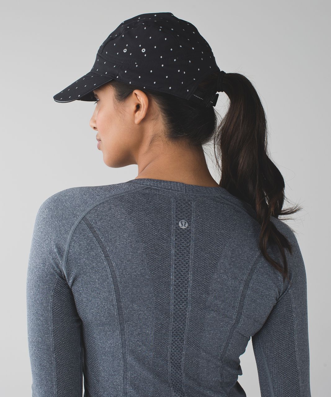 Lululemon Race To Place Run Hat 2.0 - Night Fall Black Silver