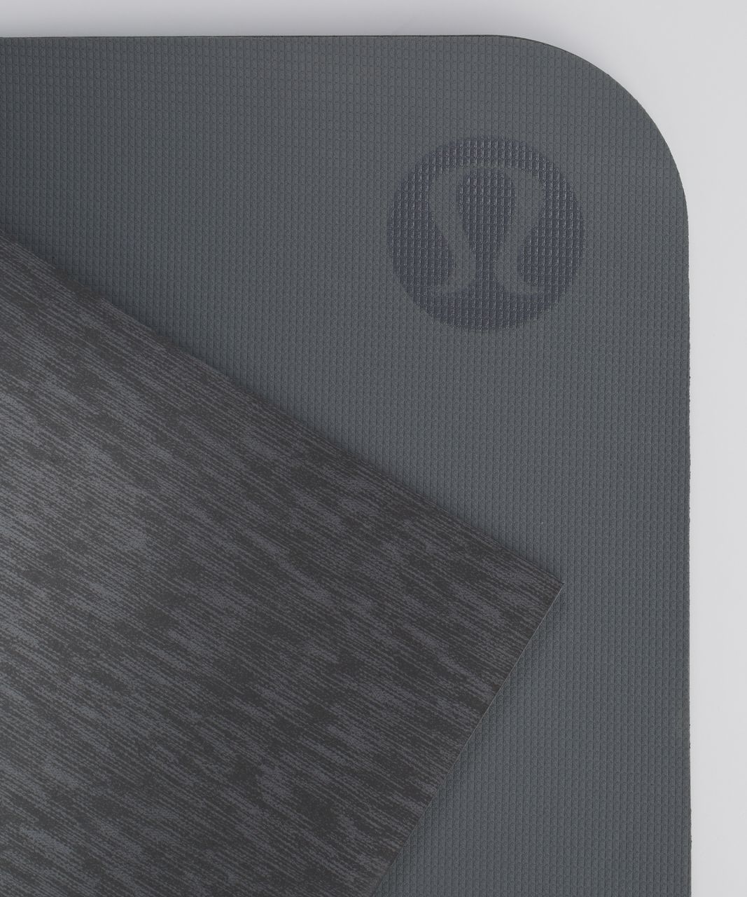 Lululemon The Reversible Mat 5mm - Dramatic Static Slate Black / Slate