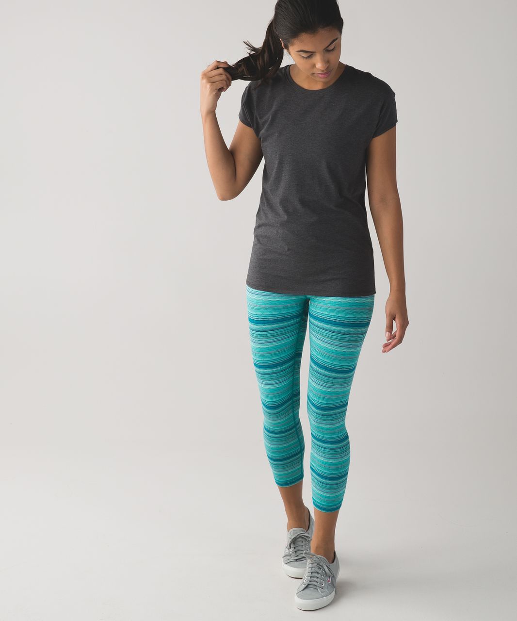 Lululemon Wunder Under Crop (Hi-Rise) *Luxtreme - Space Dye Twist