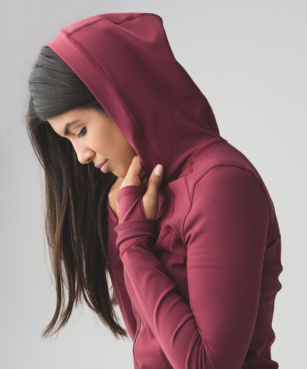 Lululemon Daily Practice Jacket - Wine Berry