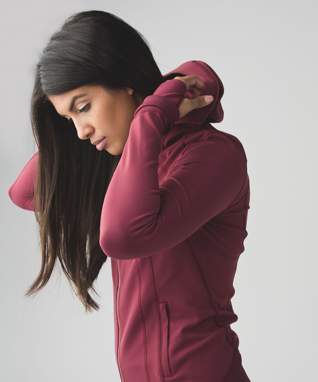 Lululemon Daily Practice Jacket - Wine Berry