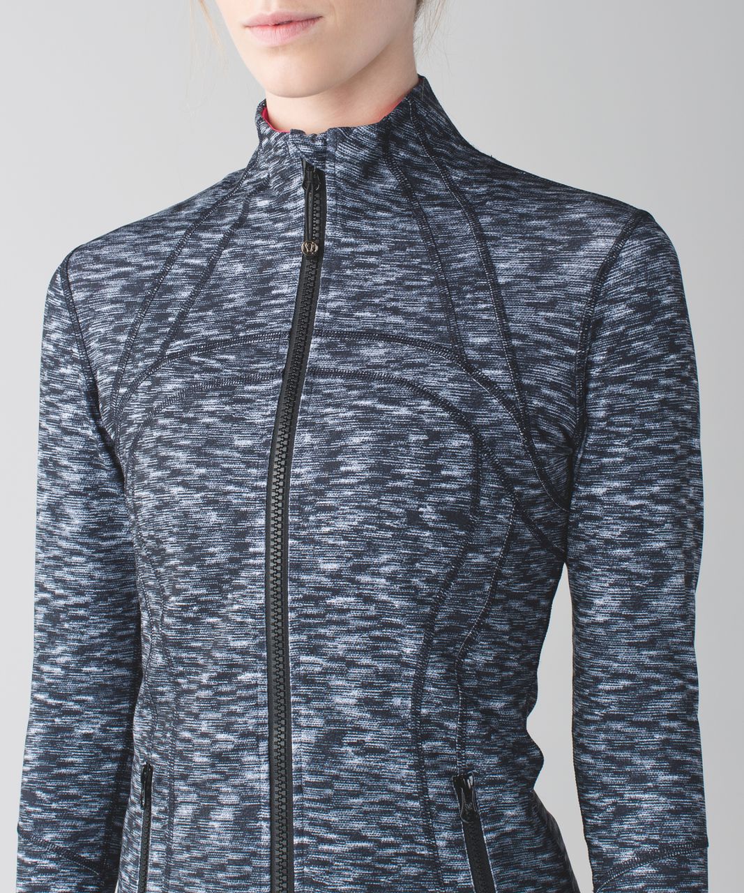 Lululemon Define Jacket - Dramatic Static White Black