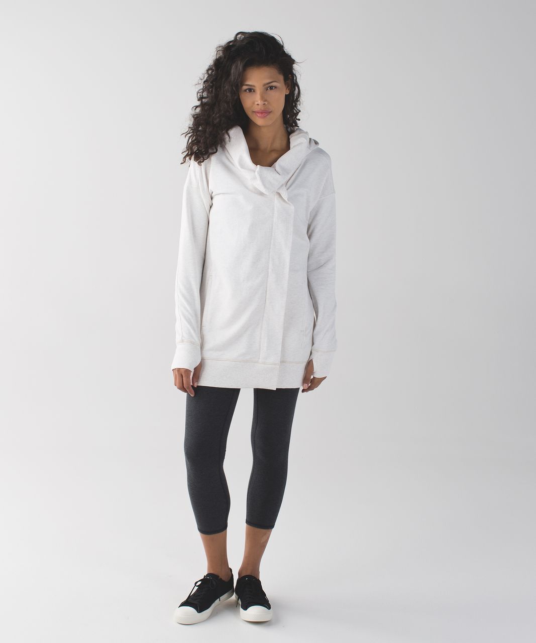 Lululemon Wrap Up Jacket - Heathered Angel White