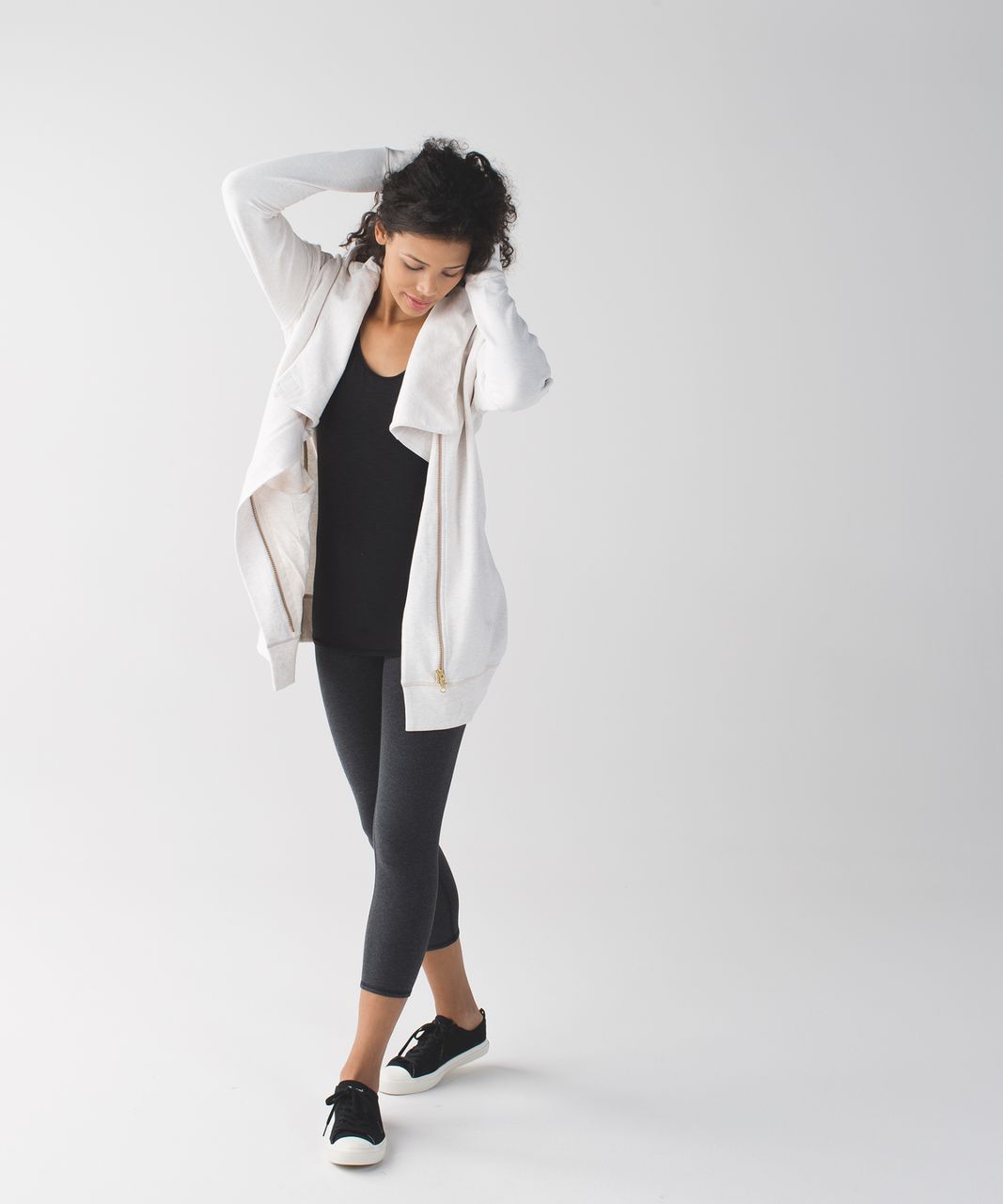 Lululemon Wrap Up Jacket - Heathered Angel White