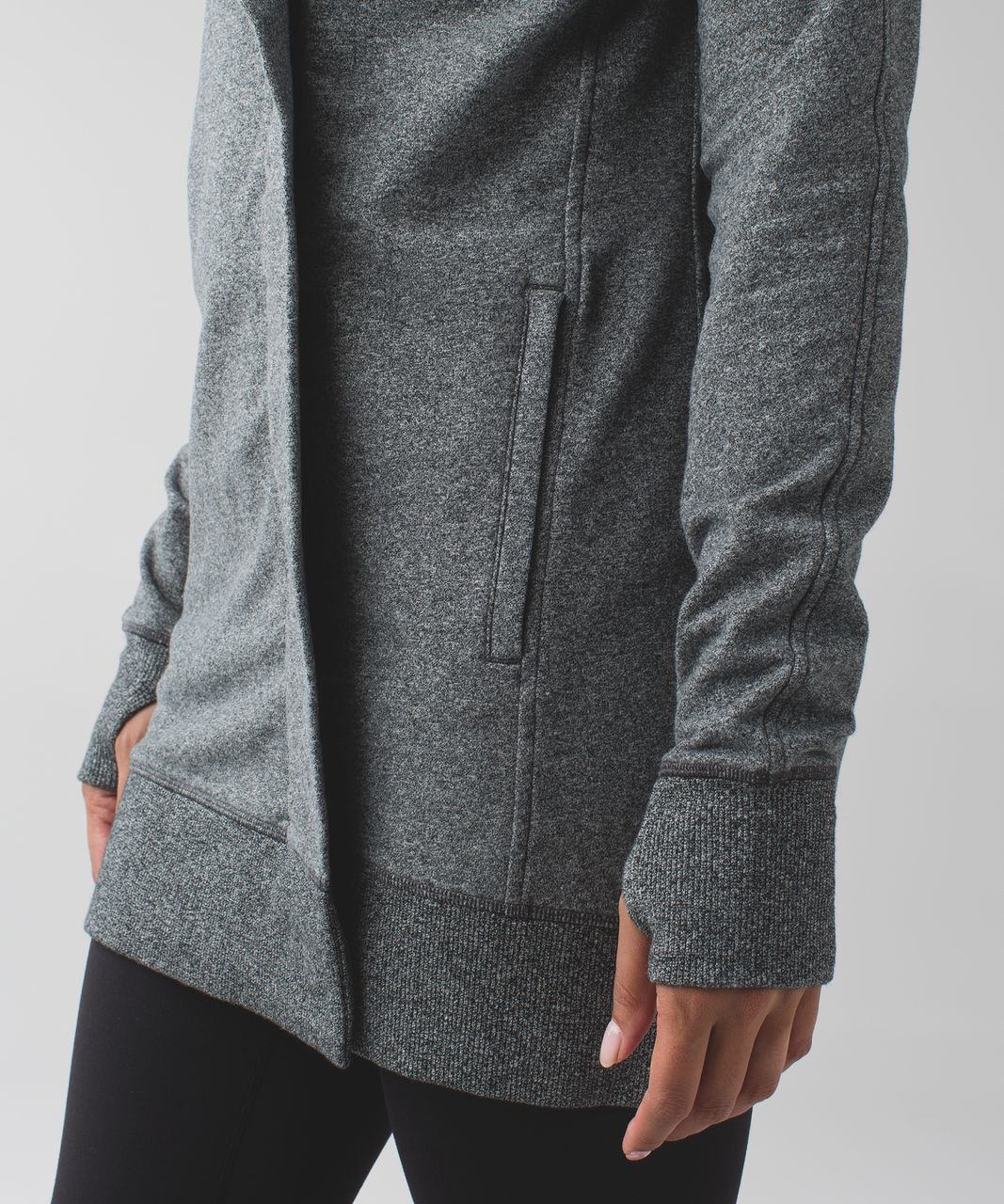 Lululemon Wrap Up Jacket - Heathered Speckled Black