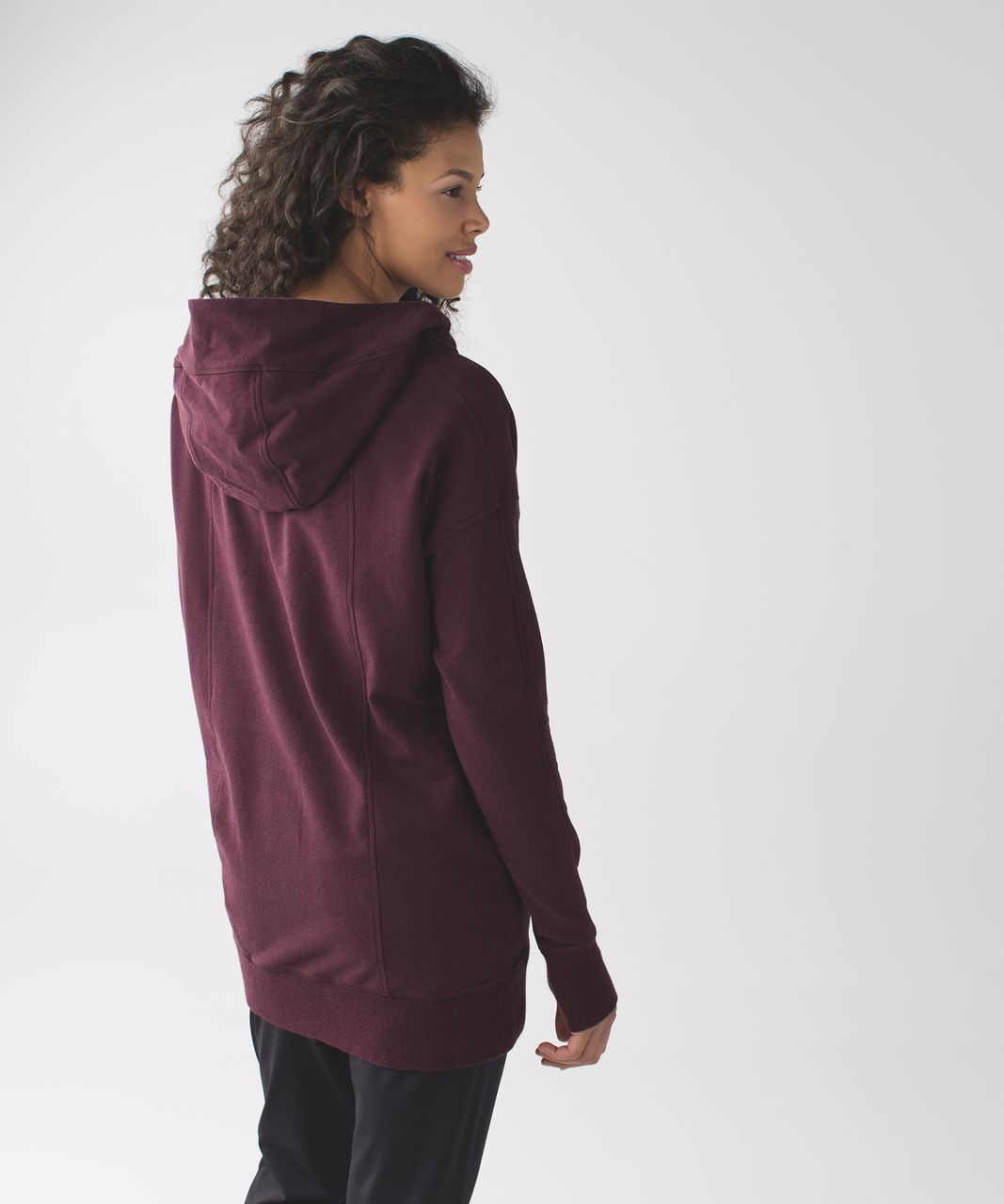 Lululemon Wrap Up Jacket - Heathered Bordeaux Drama - lulu fanatics