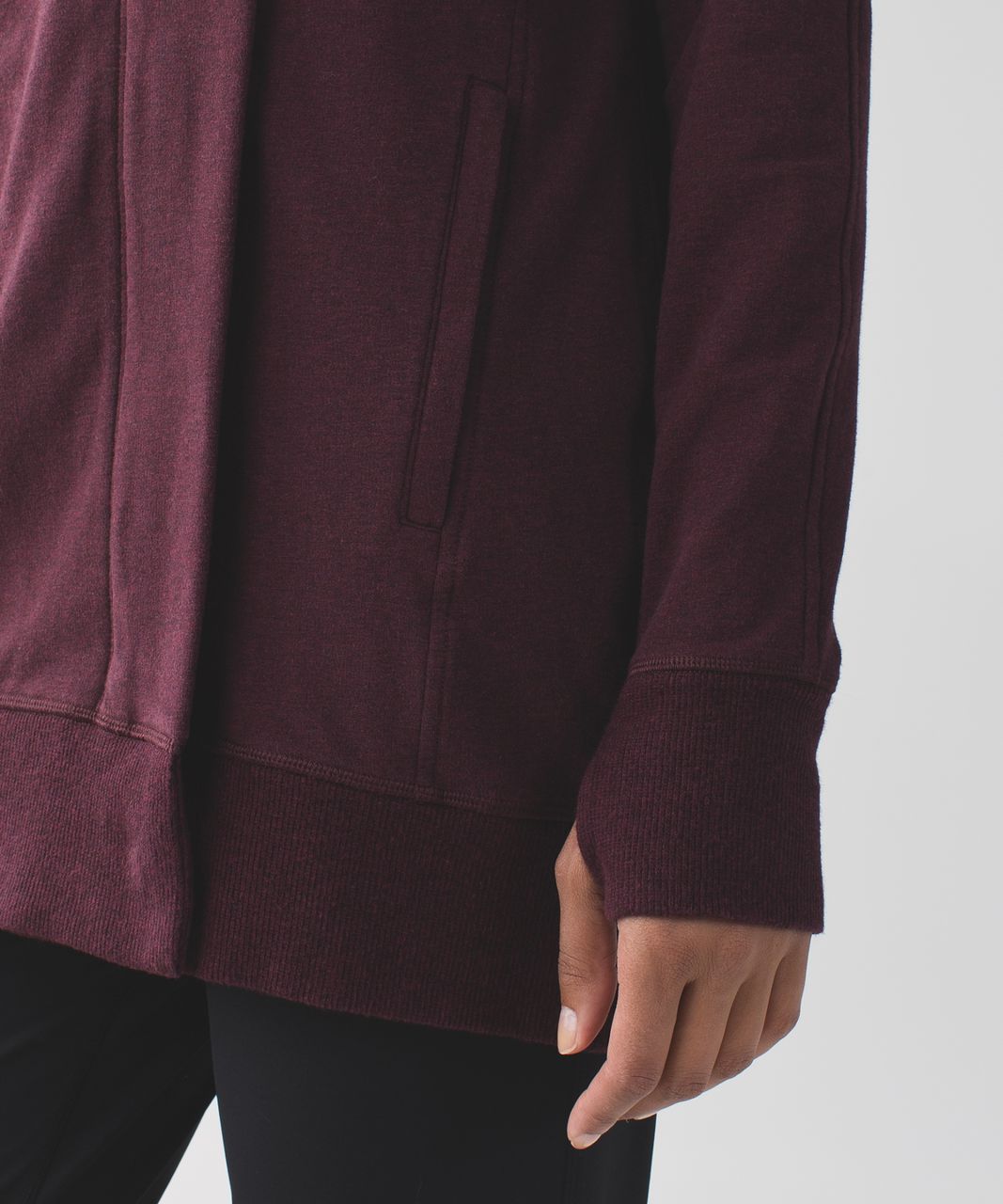 Lululemon Wrap Up Jacket - Heathered Bordeaux Drama