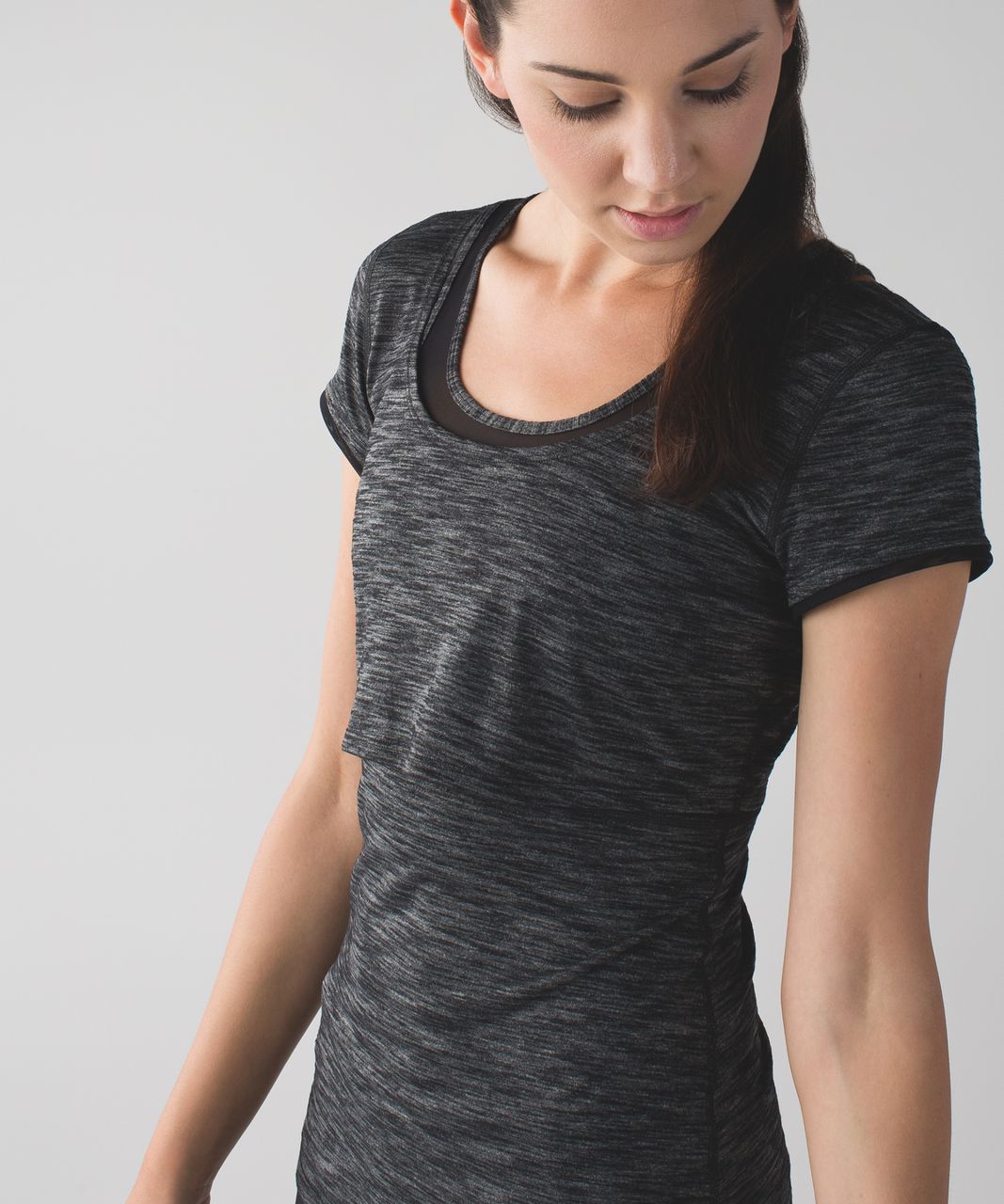 Lululemon Sweat Bound Tee - Heathered Black