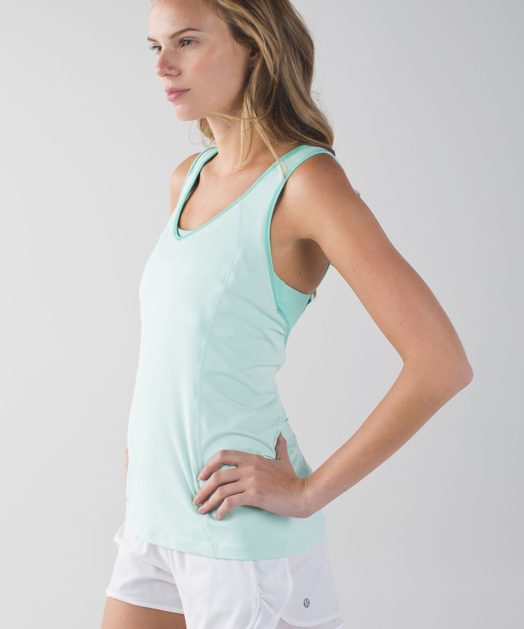 Lululemon Super Sport Tank - Sea Mist / Wee Stripe Sea Mist Menthol / Menthol