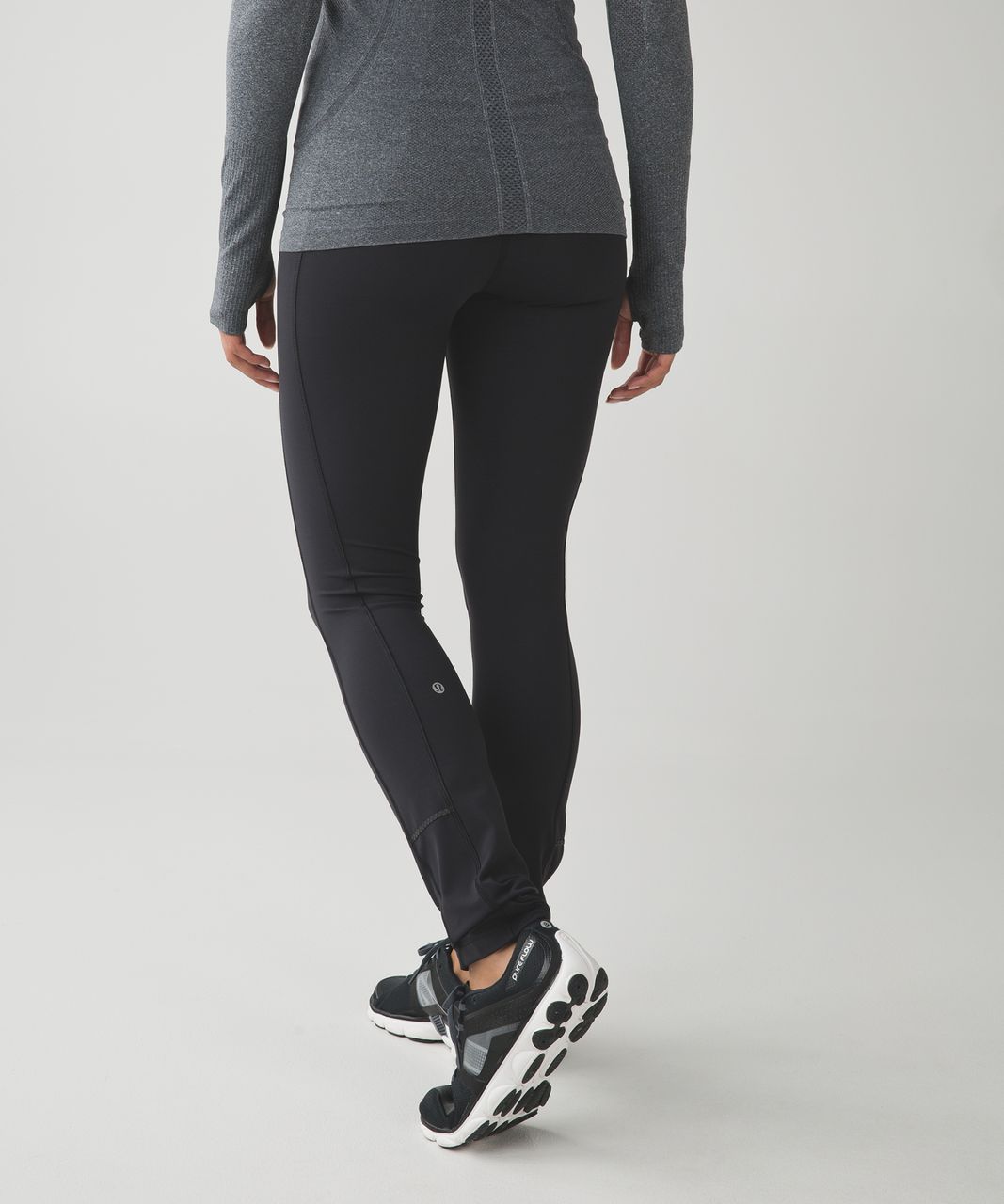 Lululemon Can't Stop Pant II - Black / Butterfly Texture Black White / Mini Pop Stripe Black White