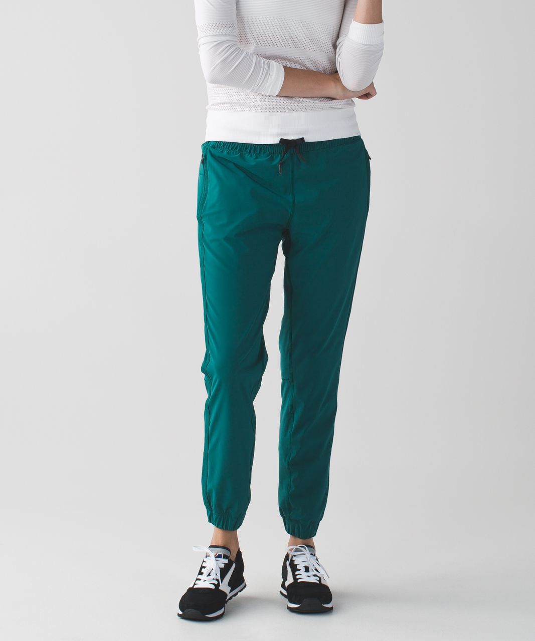 Lululemon Track To Reality Pant III - Forage Teal / Black