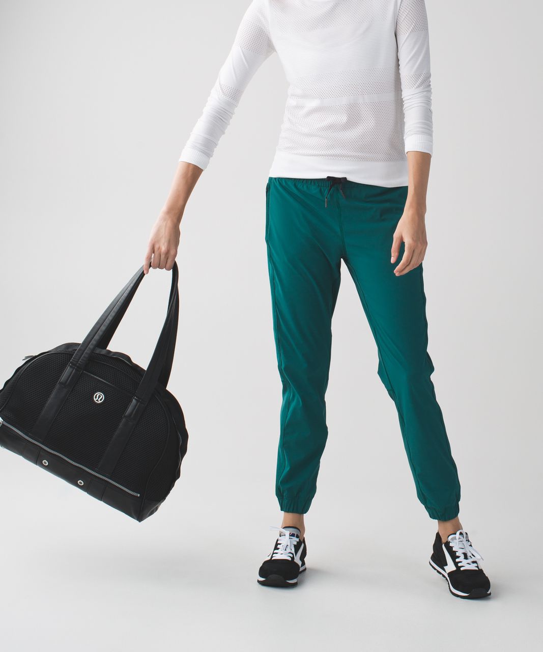 Lululemon Track To Reality Pant III - Forage Teal / Black