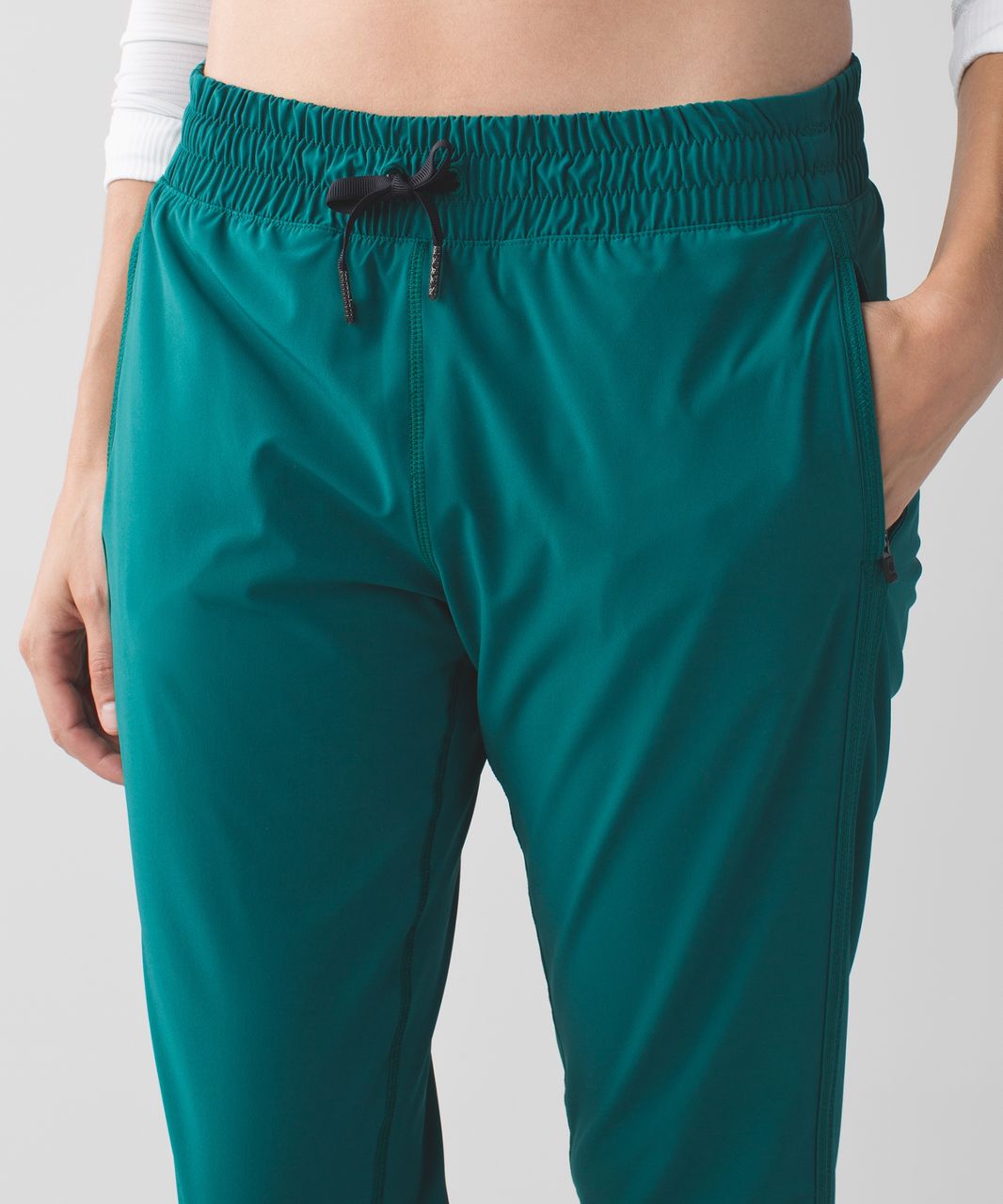 Lululemon Track To Reality Pant III - Forage Teal / Black - lulu