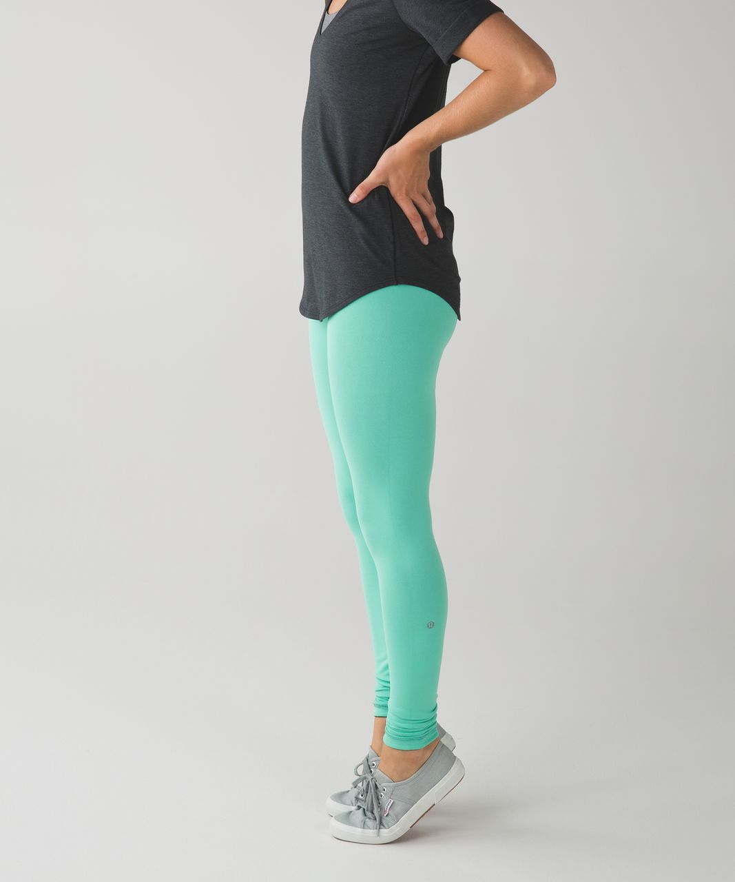 Lululemon Wunder Under Pant III (Reversible) - Dark Fuel / Menthol