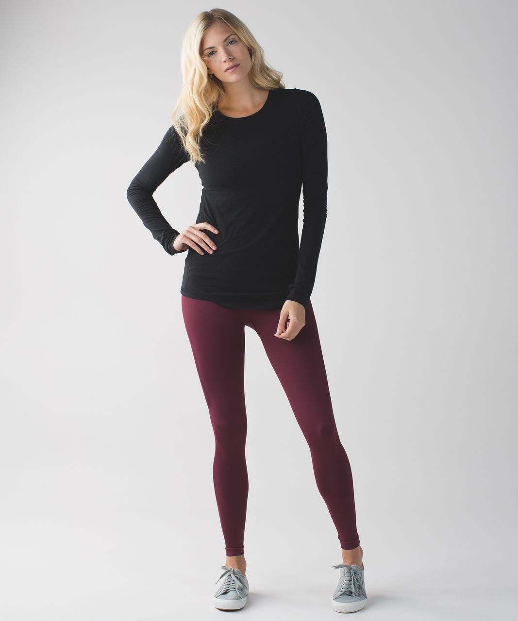 Lululemon Zone In Tight - Wine Berry