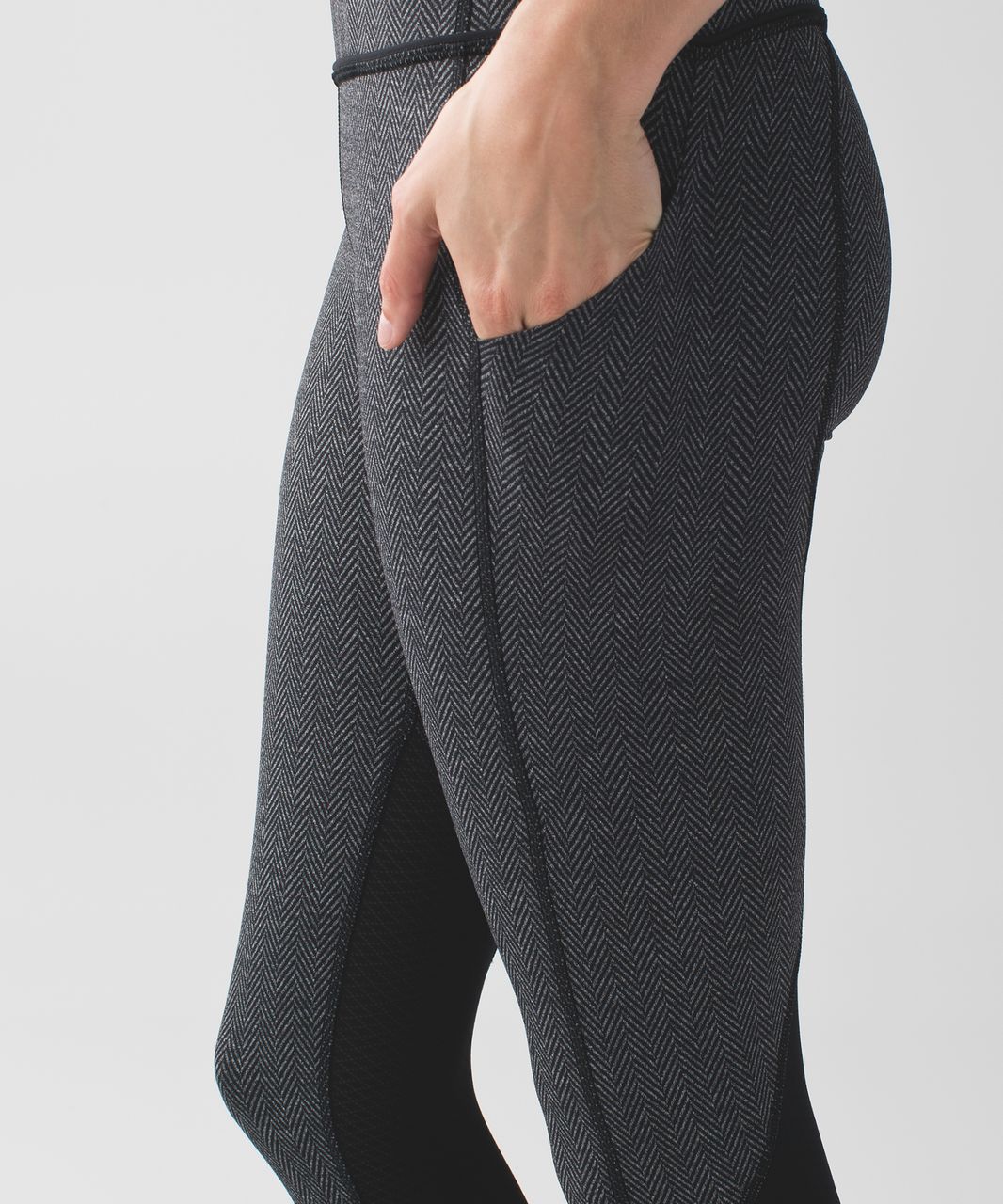 Lululemon Pace Rival Crop - 22 - Heathered Black / Black - 8 - $45 - From  revivalmdc