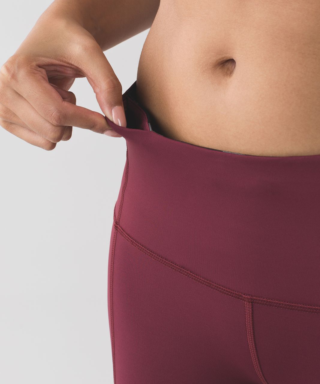 Lululemon Rebel Runner Crop - Wine Berry