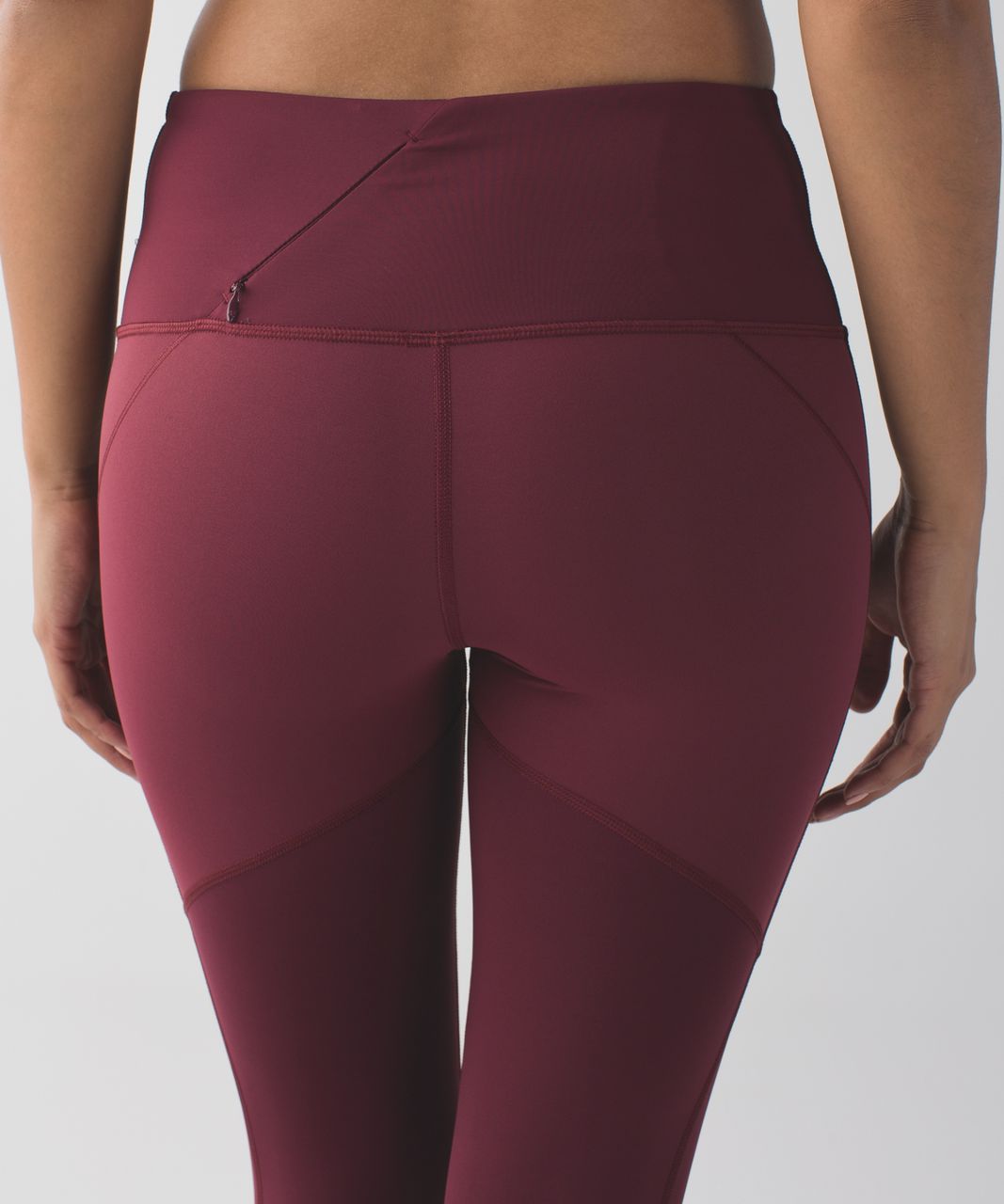 Lululemon Rebel Runner Crop - Wine Berry