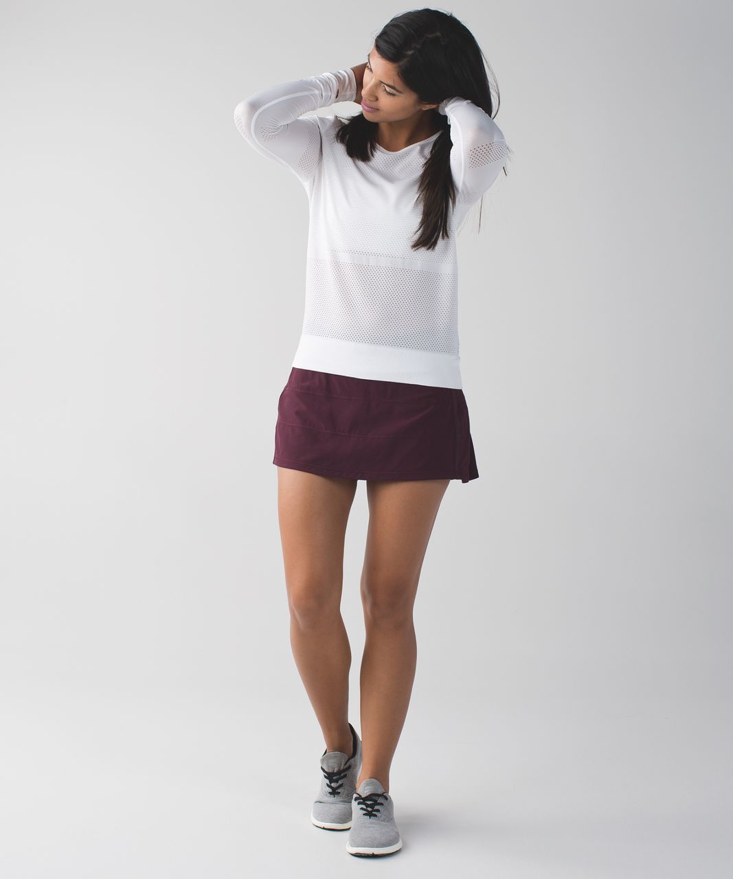 Lululemon Pace Rival Skirt II (Regular) *4-way Stretch - Bordeaux Drama