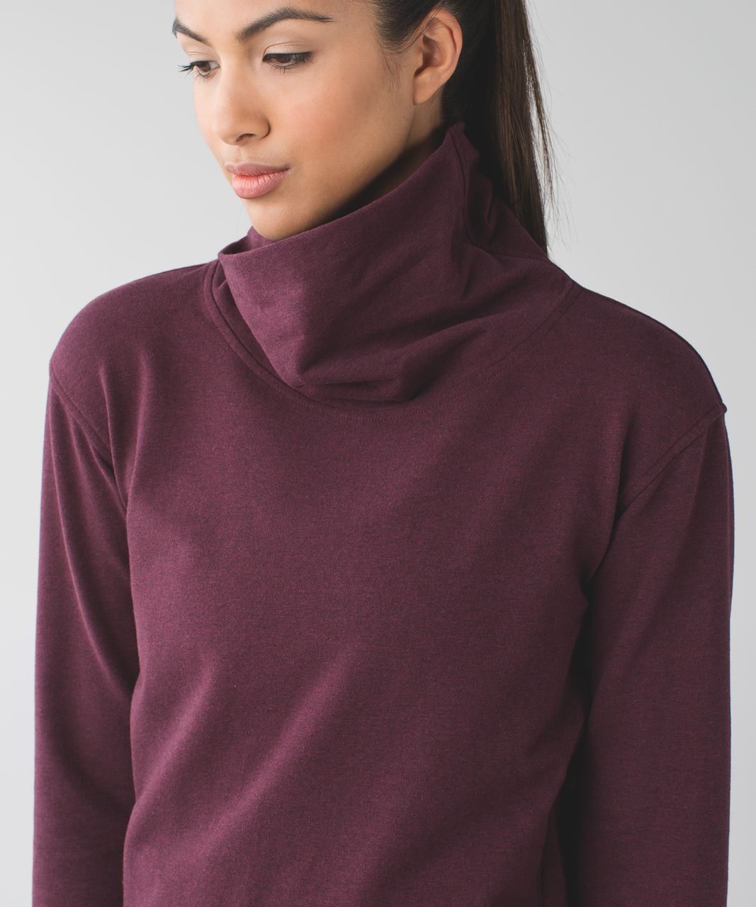 Lululemon On The Double Pullover - Heathered Bordeaux Drama / Heathered Bordeaux Drama