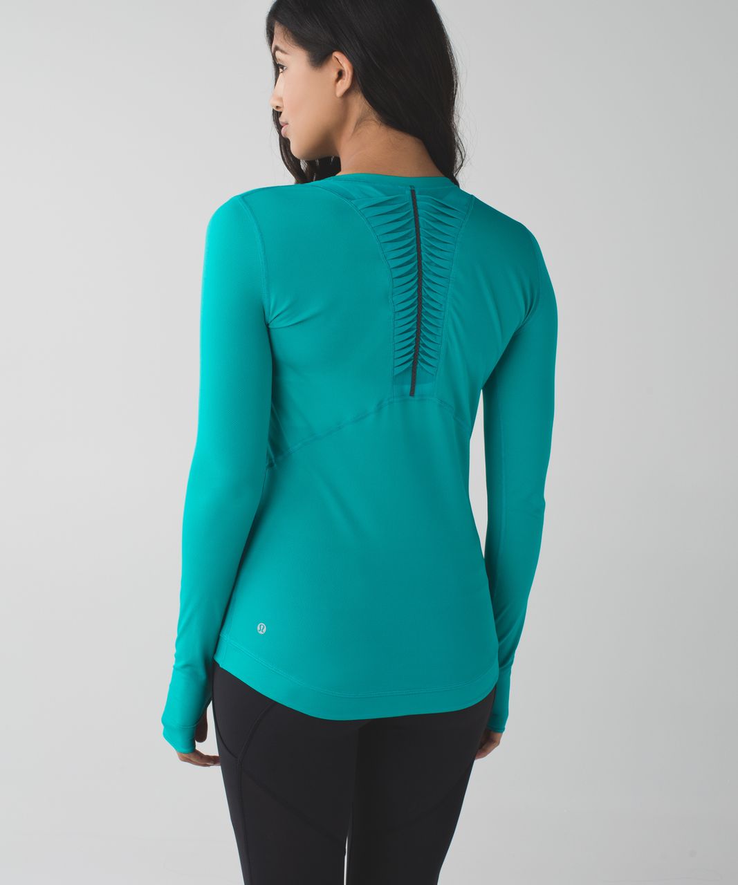 Lululemon Mesh With Me Long Sleeve - Cosmic Teal