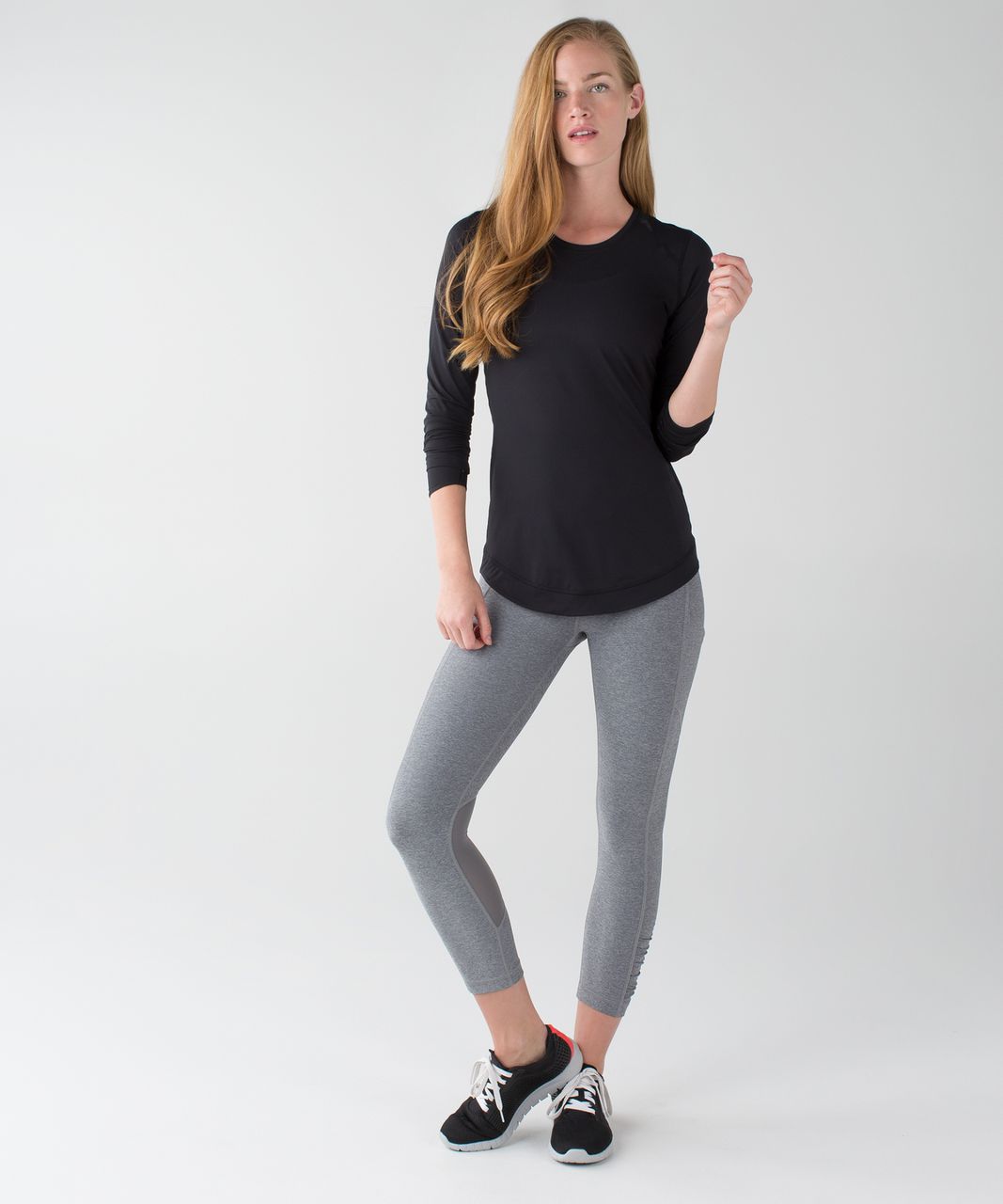 Lululemon Mesh With Me Long Sleeve - Black