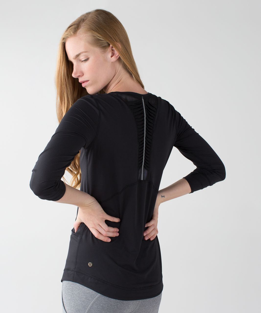 Lululemon Mesh With Me Long Sleeve - Black