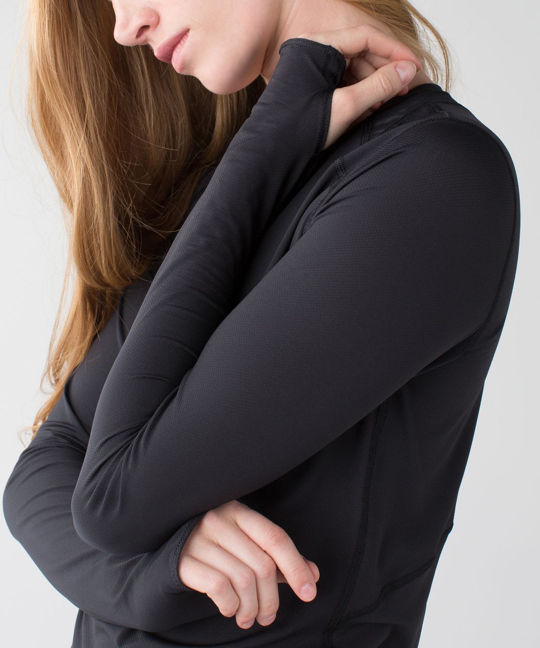 Lululemon Mesh With Me Long Sleeve - Black