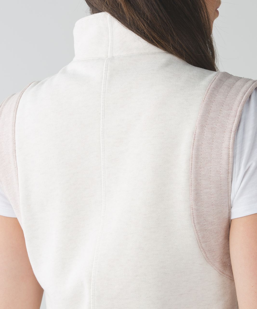 Lululemon Versa Vest - Heathered Angel White / Heathered Grain