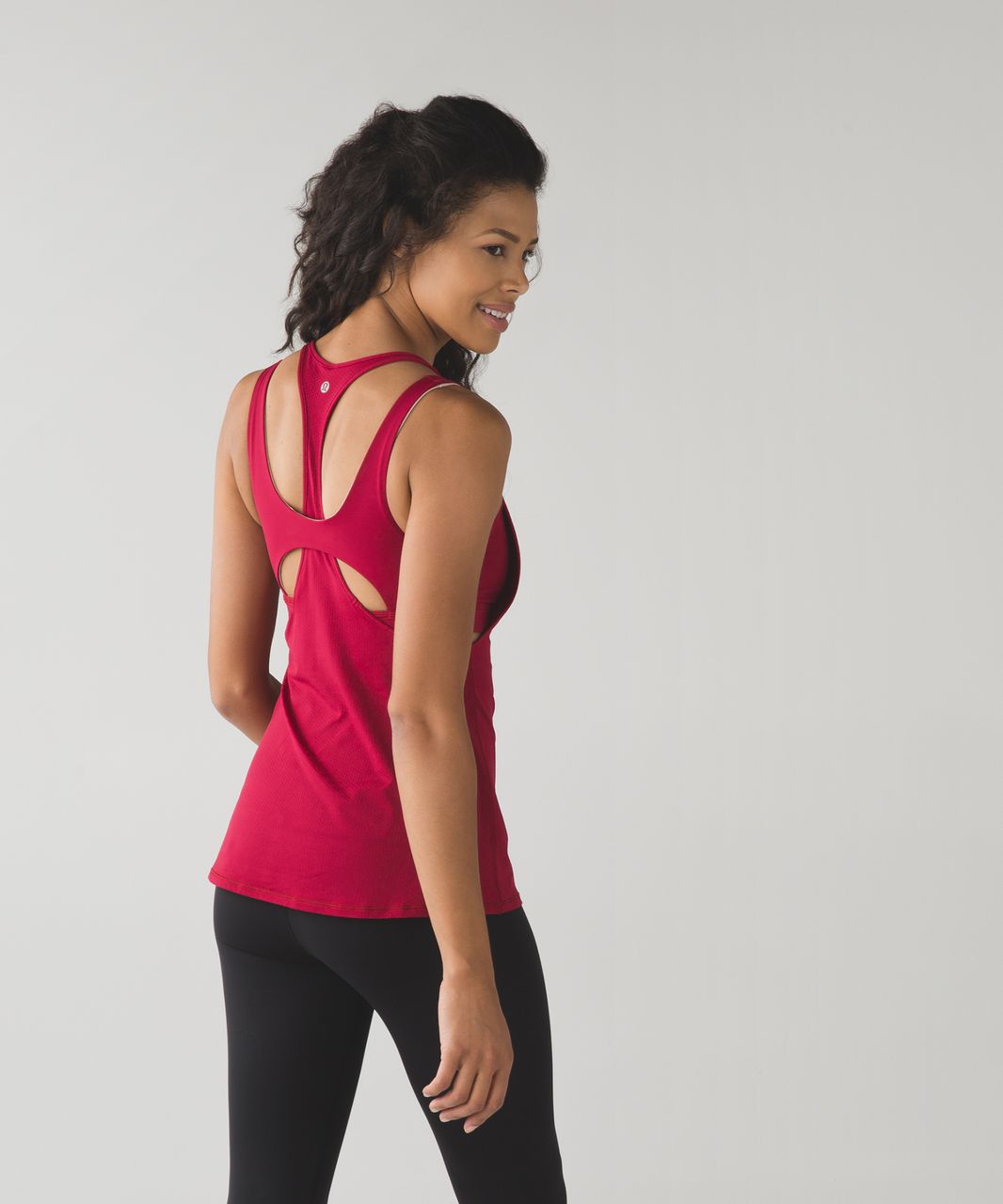 Lululemon Black Racerback Sports Bra - Size 8 – Cranberry