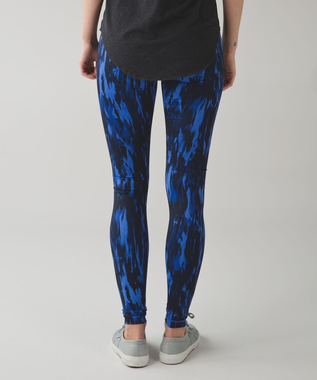 LULULEMON Wunder Under Crop II ANIMAL SWIRL DEEP COAL Leopard Print LEGGINGS  4